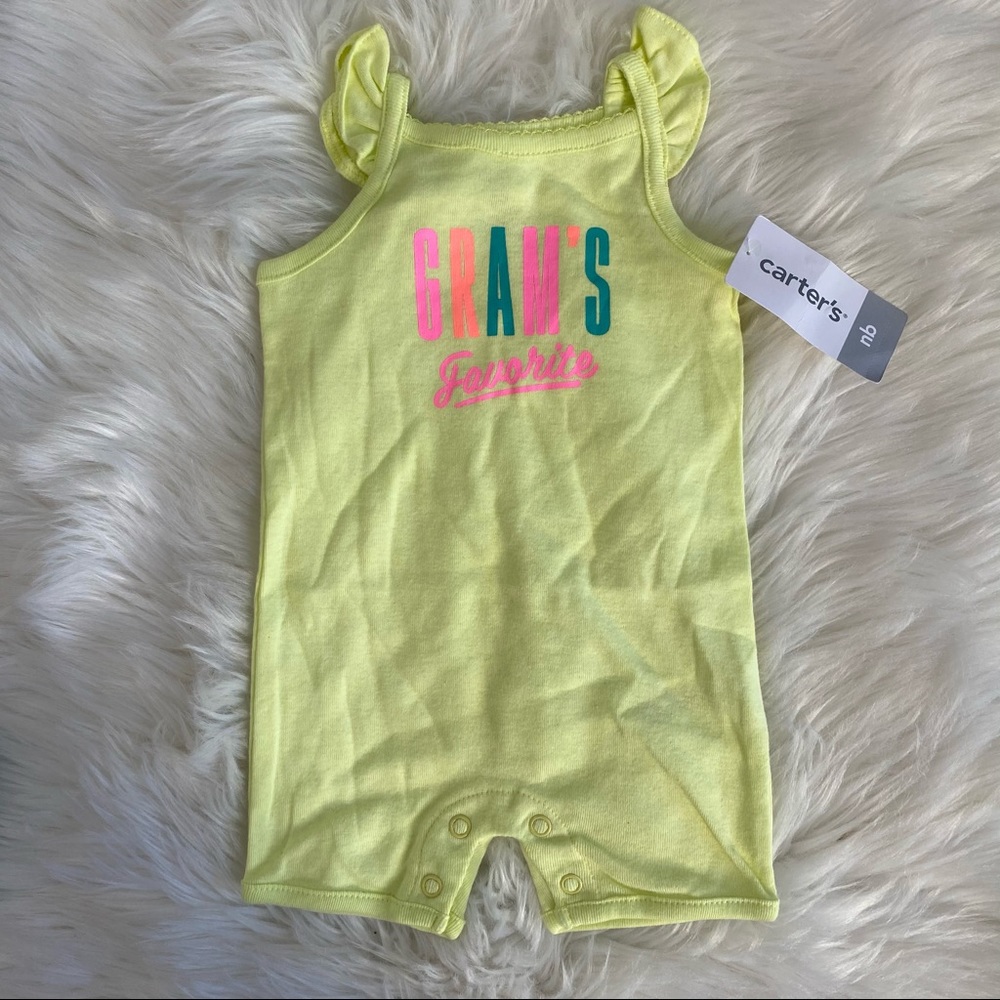 NWT Carter’s Newborn onesie Gram’s Favorite